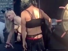 Blonde Gets Flogged In Public At Folsom Street Faire 2016