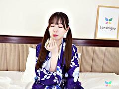 Aki Igarashi Cosplay Kimono Creampie Pounding