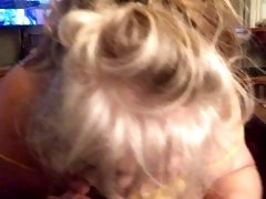 Beautiful blond takes a Rough Facefuck from stepson friends .