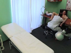 Russian female patient fucked by doctor in fake hospital