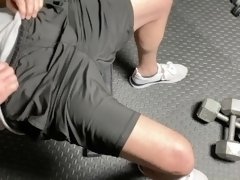 Jack Off and Cum after Workout