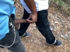 Walking The Trail With A Quick Handjob