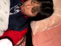Sweet Asian teen in desperate need of a hard pussy fucking