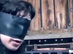 Nasty gagged slut is in a world of pain BDSM