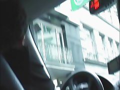 Using a dildo during a taxi ride (100%real...)