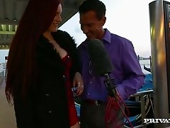 Double Penetration Threesome by Big Cocks for Redhead Mira Sunset