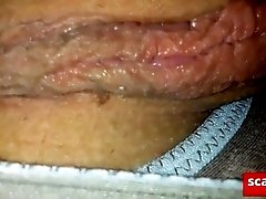 Wet pussy with dirty Pantie of my wife
