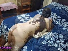 Adrian Pounds Curious Goddesss Big-Butted Blonde Milf Ass, Rimming Her Hairy Pussy